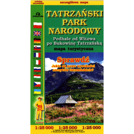 Tatrzański Park Narodowy 1:25 000 FOLIOWANA